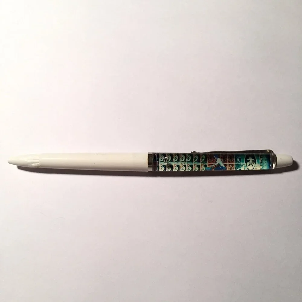 The Museum of Wonder Wall Floaty Pen Japan Souvenir Promo Man on Bike Moves Art